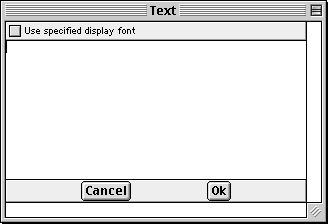 A Text Editing Window